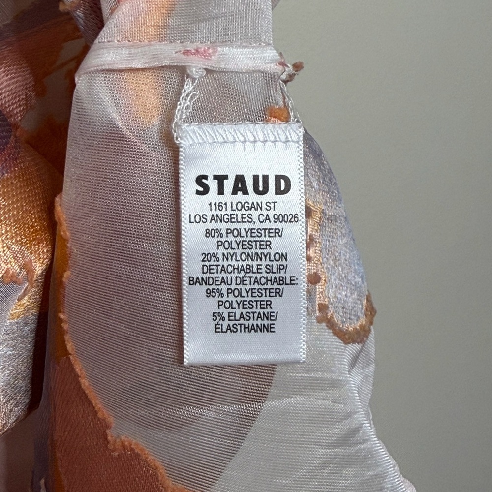 STAUD Albee Mini Dress Spring Day - Picture 6 of 9